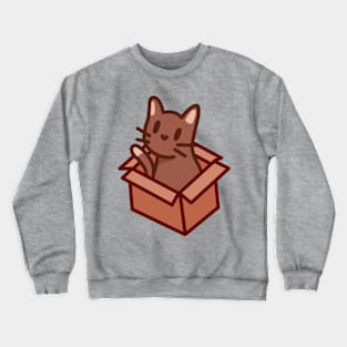 Coffee Cat Crewneck Sweatshirt